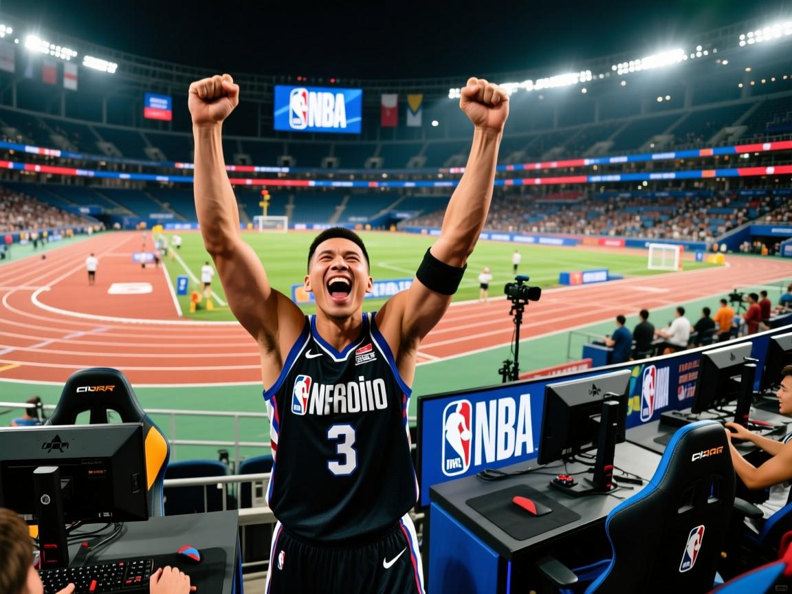 田径赛场瞬间感人至深，胜利欢呼  第2张