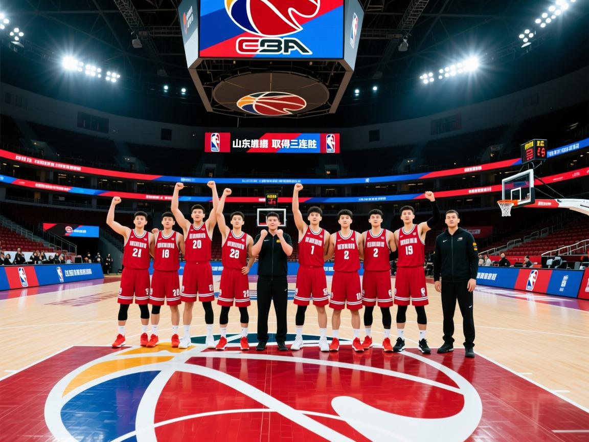 山东队主场告捷,取得三连胜 第2张