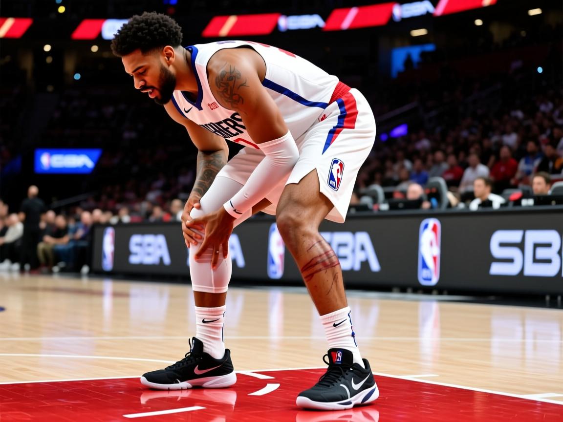 快船遭遇重创！小琼斯确诊右膝内侧副韧带二级扭伤至少休战六周  第3张